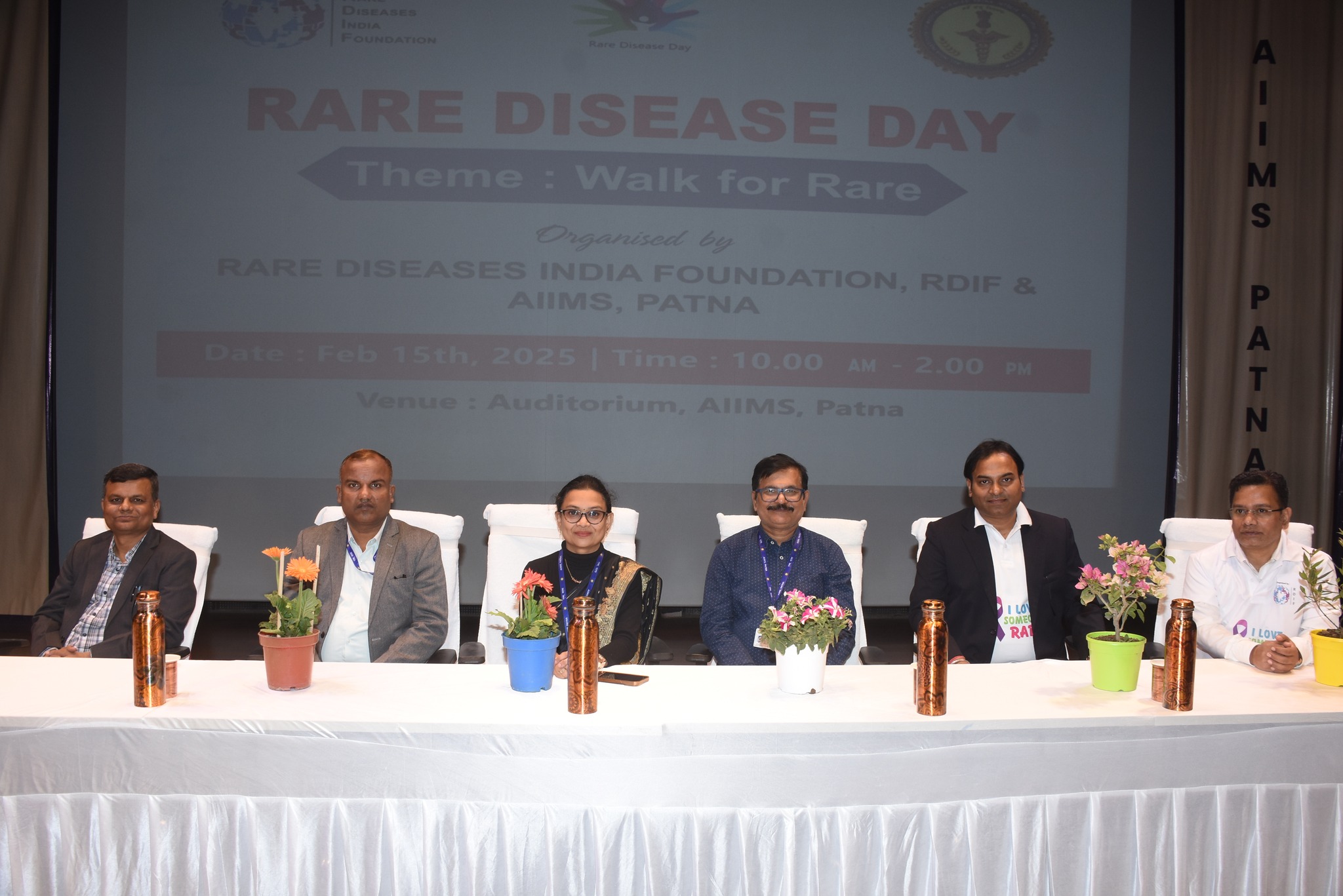 A view of the main event hall in Patna.